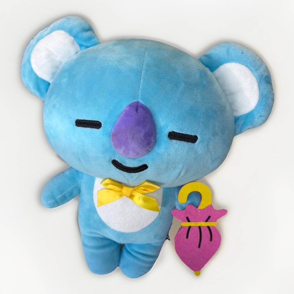 BT21 Line Friends - Friendly Koya Bow & Umbrella RM 13" Plush - BTS K Pop
